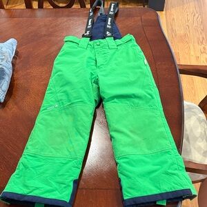 Kamik Kids Bright Green Overalls